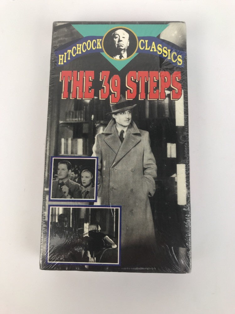 Vintage THE 39 STEPS - VHS Tape - Black & White -  New and Sealed !!