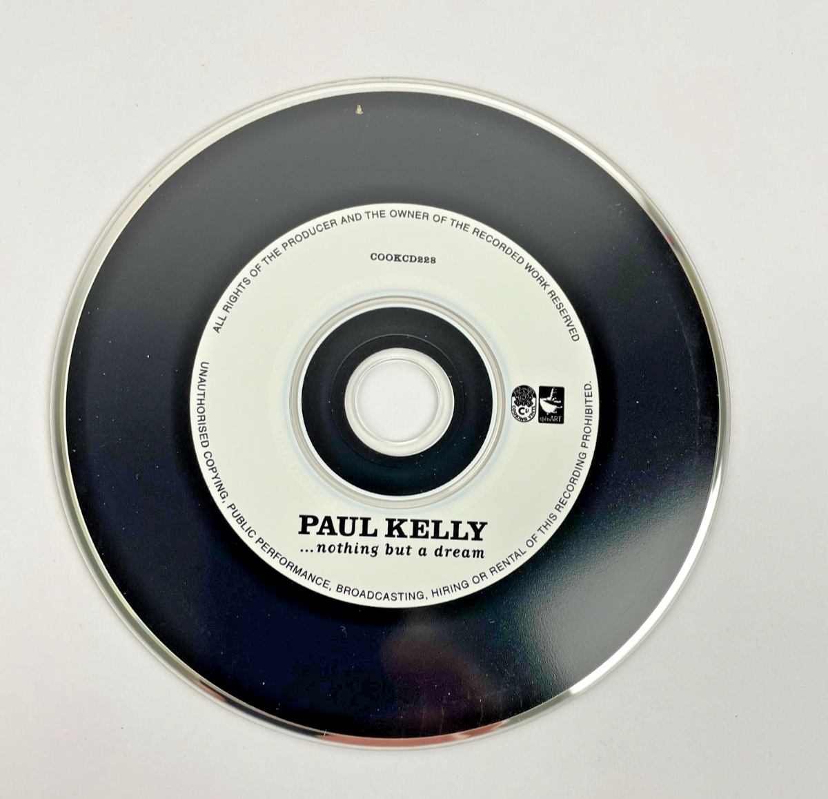 Paul Kelly ...Nothing But A Dream Digital Audio CD EMI Records 2001