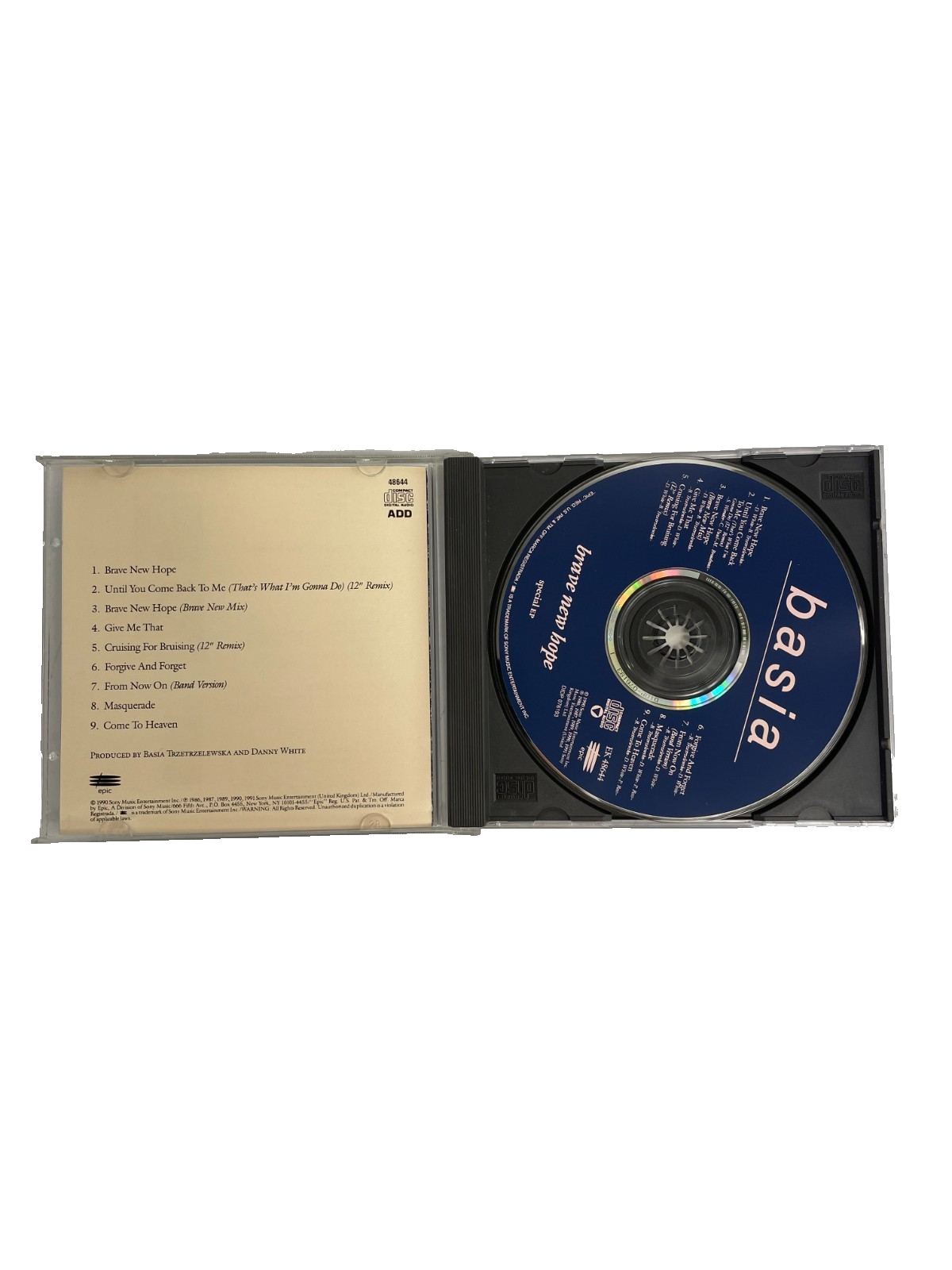 Basia Brave New Hope Give Me That Forgive And Forget Masquerade CD#6