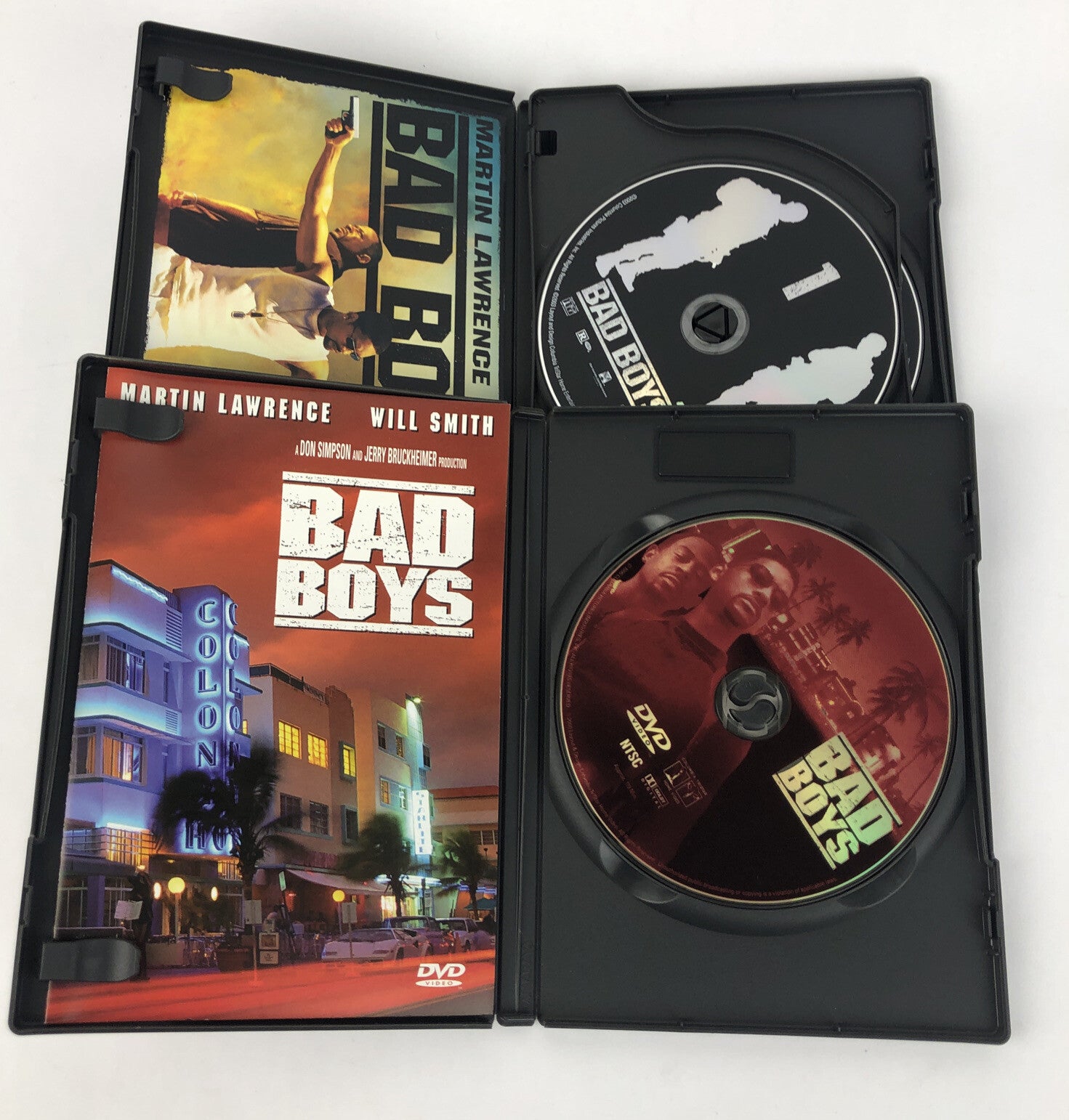 Will Smith Action Comedy DVD Lot Of 2 - Bad Boys / Bad Boys 2 * Mint Discs