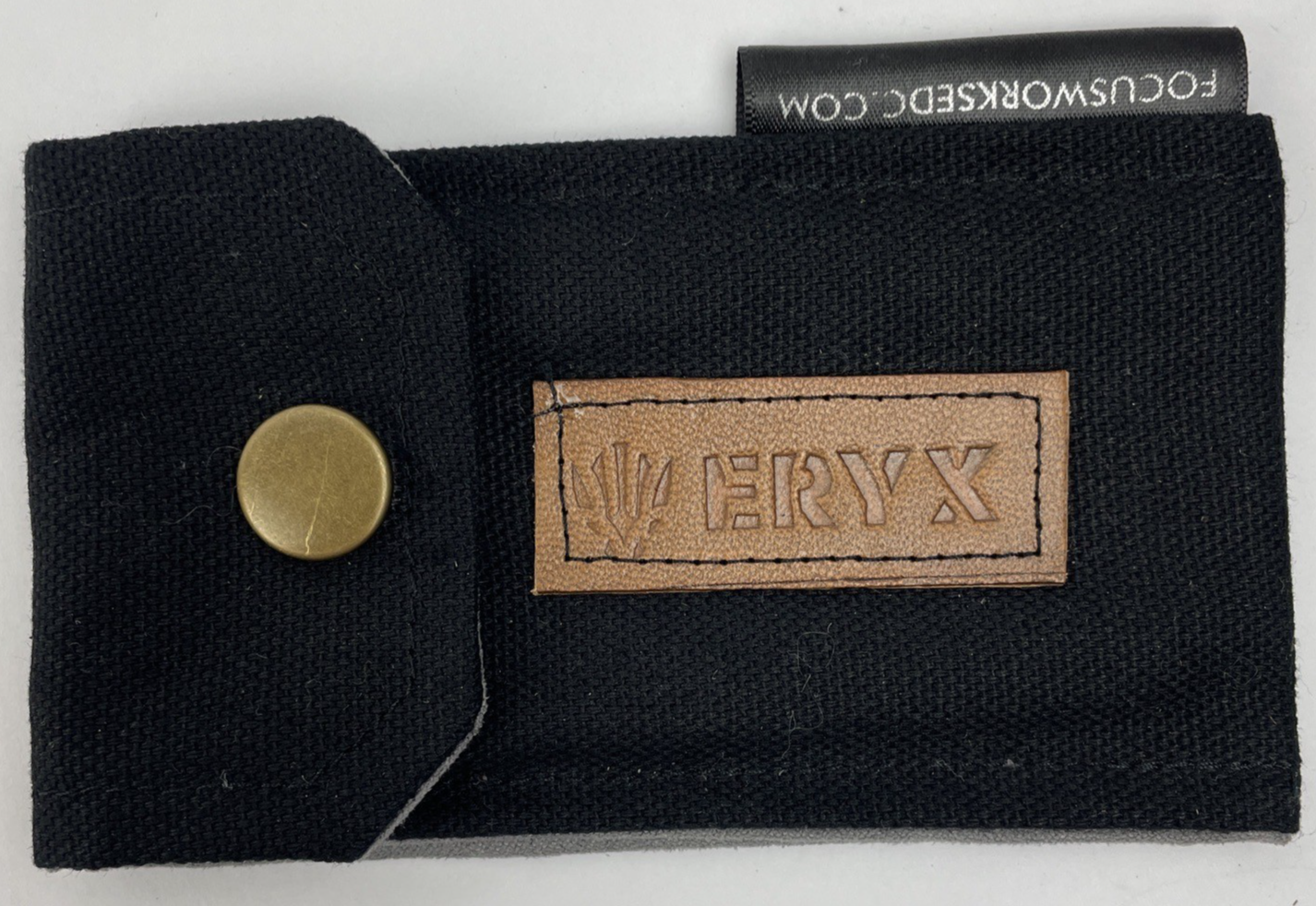 ERYX Focus work SEDC Clicky Flashlight Snap Soft Case Black 5" x 3"