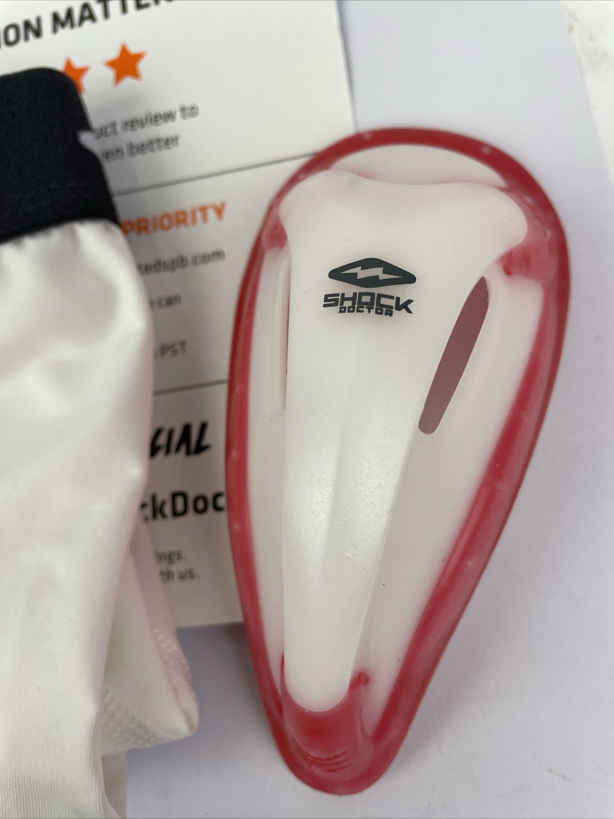 SHOCK DOCTOR Boys Waist Medium Cup Small Core Brief Bio Flex Protective Cup LOOK