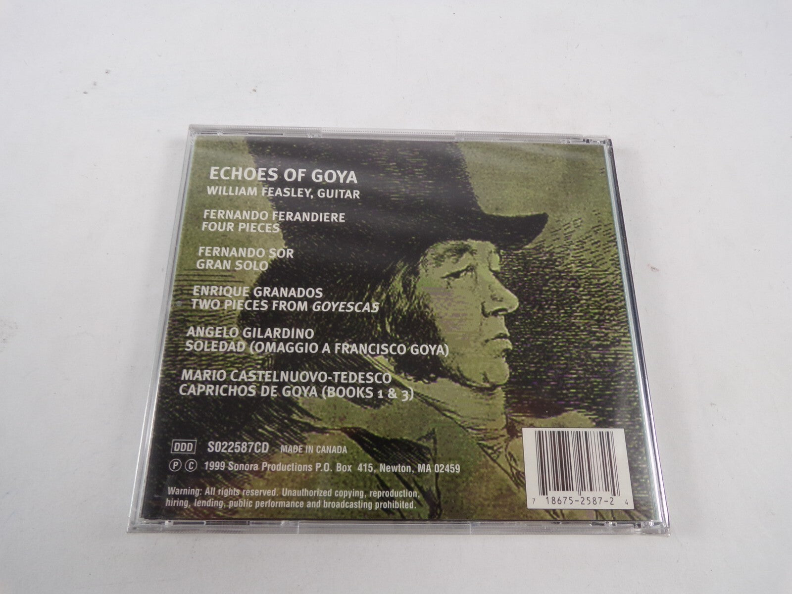 Echoes Of Gaya William Feasley Guitar CD#43