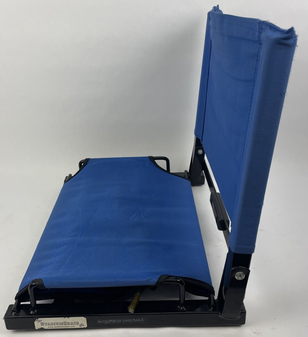 The Stadium Chair Company Blue Bleacher Seat Cushioned Seat Comfort EL TORO Ca.