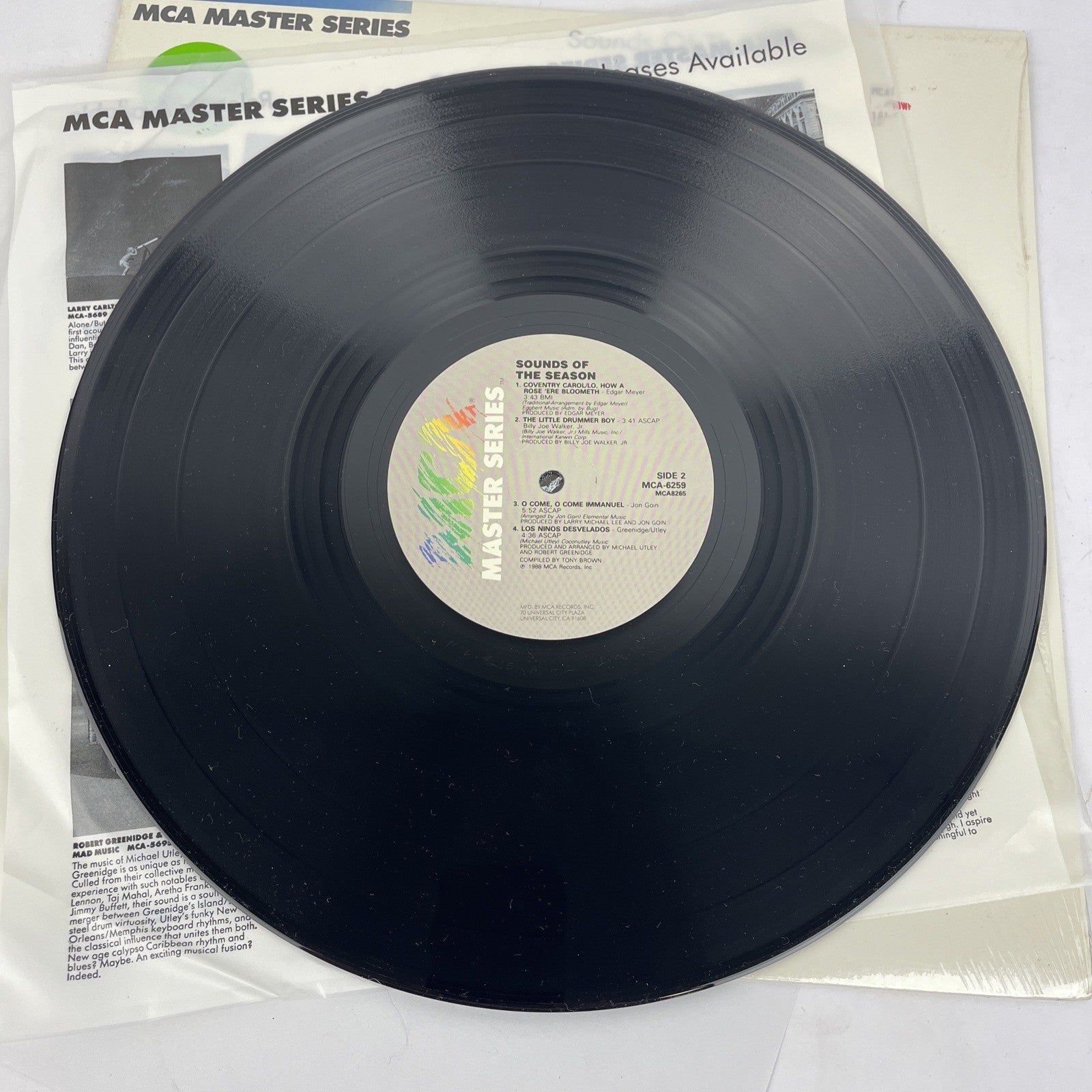 MCA Masters Sounds Of The Seasons - Christmas Time  - 12" Vinyl Record LP - EX