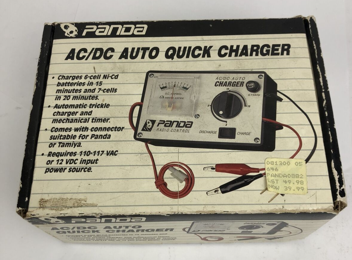 Panda Radio Control AC/DC Auto Quick Charger 15 Minute Timer 081300