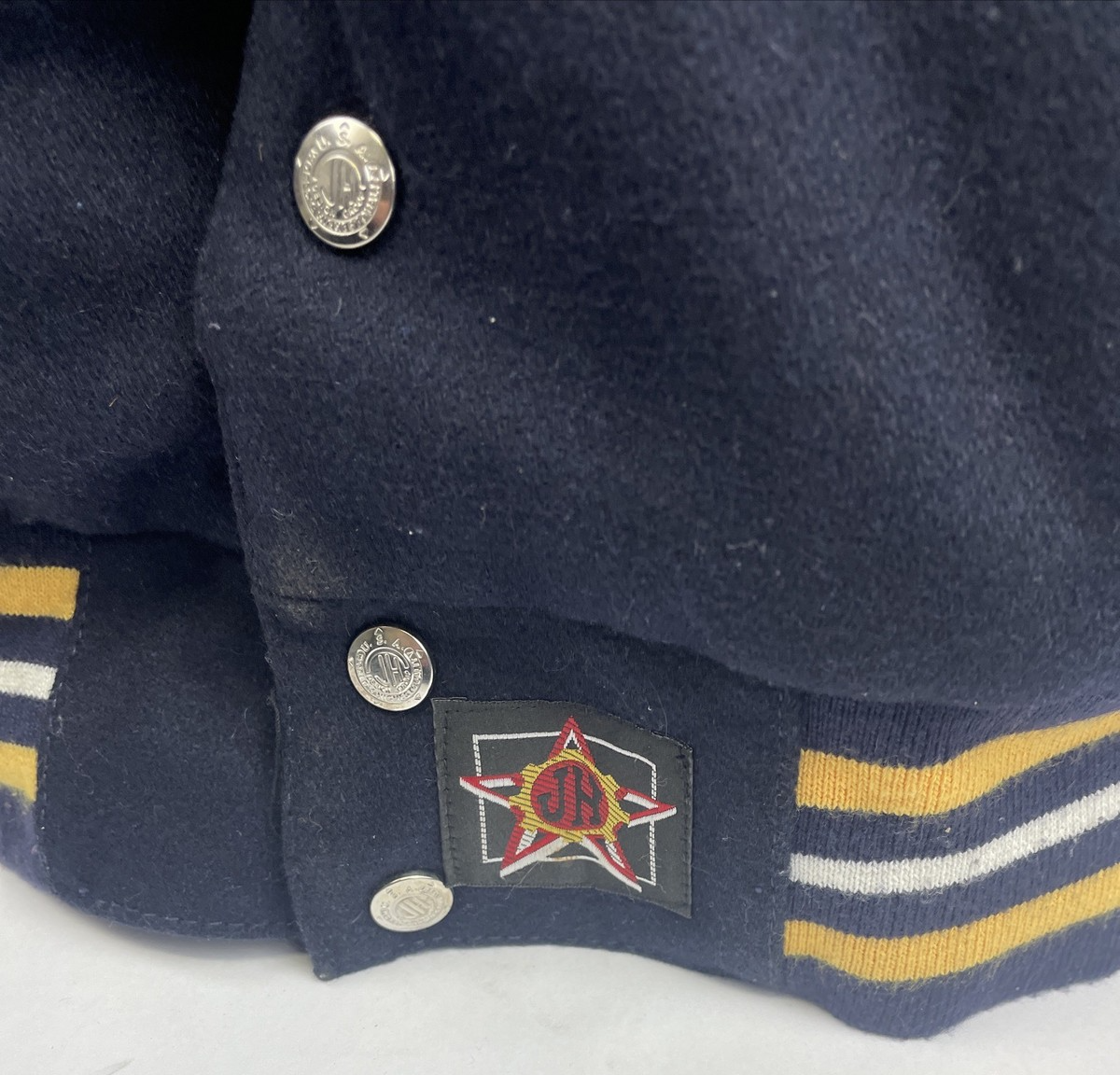 VTG 90's UCLA Bruins Wool Leather Letterman Varsity Jacket Large Reversible VGC