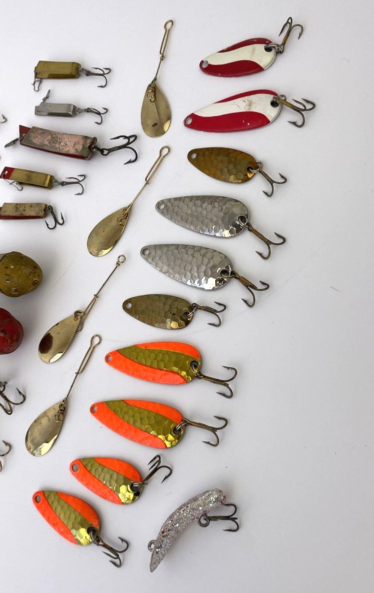 Trout Salmon Fishing Lure Huge Lot Kastmaster Luhr Jensen Phoebe Mac Dan Z-Ray +