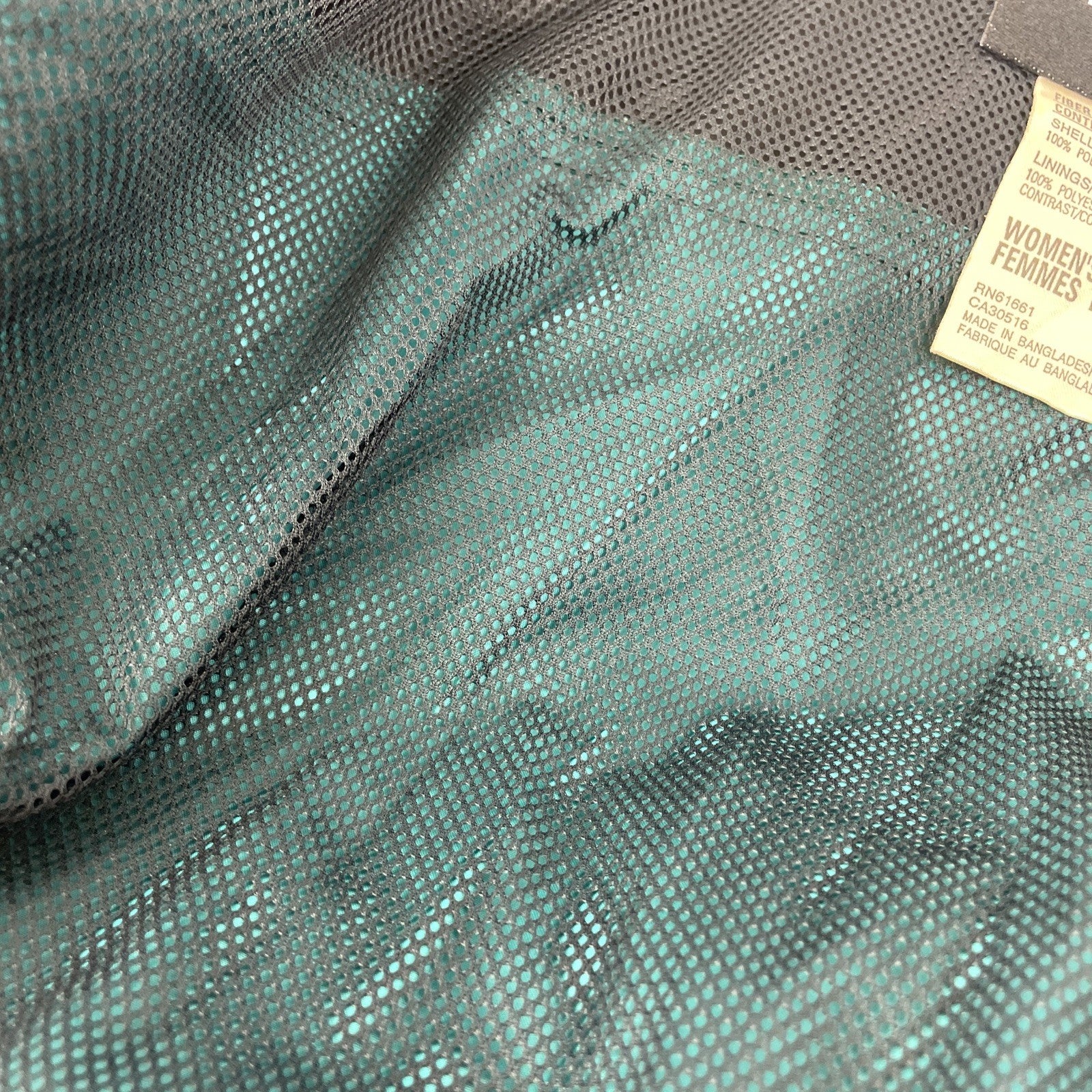 The North Face Hooded Rain Ski Jacket Outer Shell Size Women’s S / P Teal Green