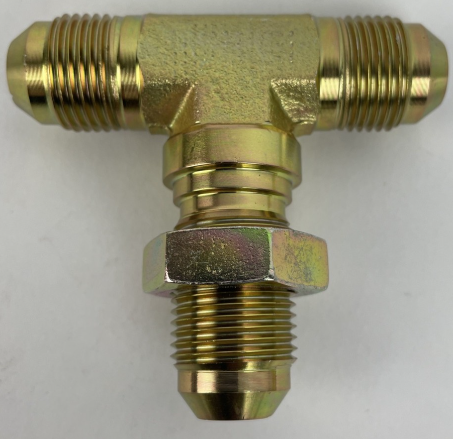 EATON  12-S50X-S 1-1/16-12 SAE ORB Male x 3/4" JIC x 3/4" JIC Branch TEE