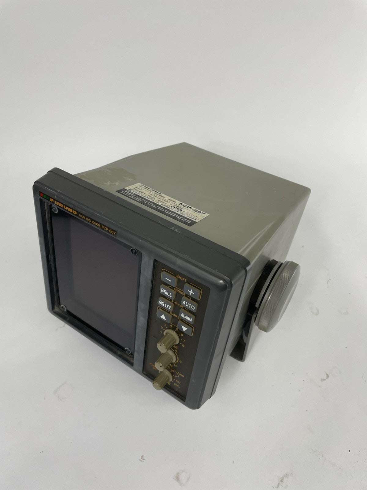 FURUNO FCV-667 Color Video Sounder  Fishfinder Sonar Untested