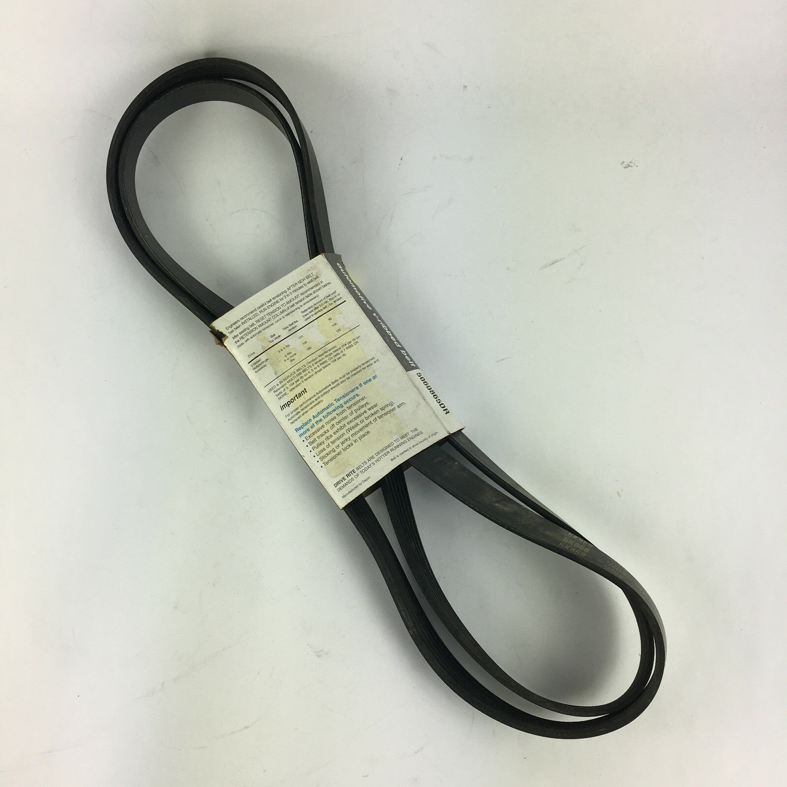 Genuine Drive Rite Automotive V-Ribbed Belt Tensioner 5060865DR-6PK2195 A10