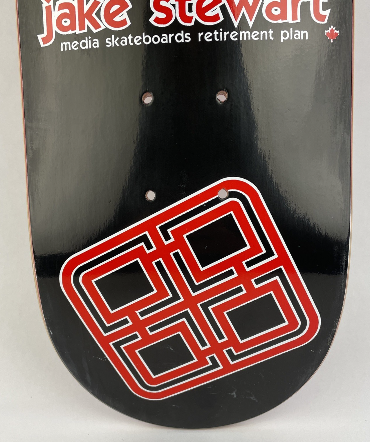 Media Skateboards Skateboard Deck Jake Stewart " Retirement Plan Series " RARE