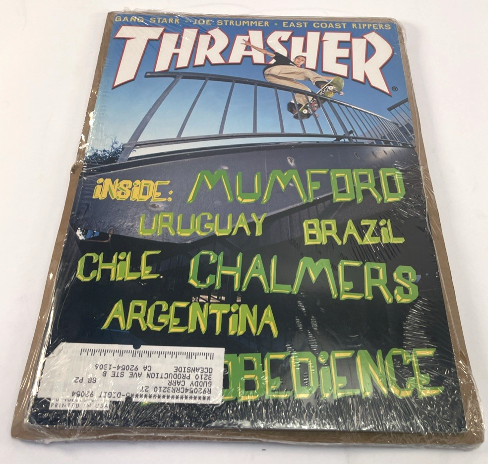 Thrasher Skateboard Magazine March 2000 Paul Machnau Cover Alex Chalmers Brazil