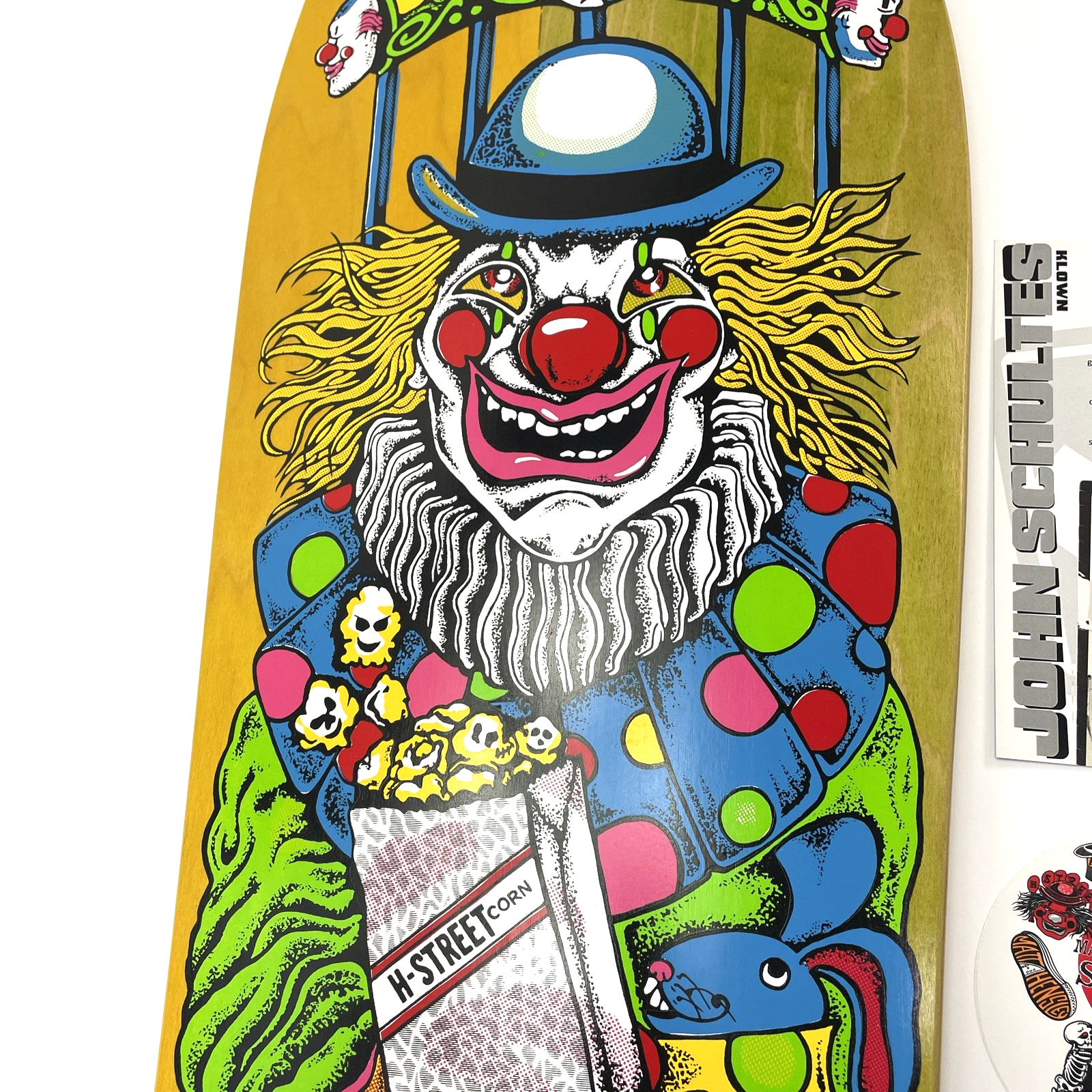 John Schultes A Series Clown H-Street Skateboard Deck Limited Edition #06 of 136