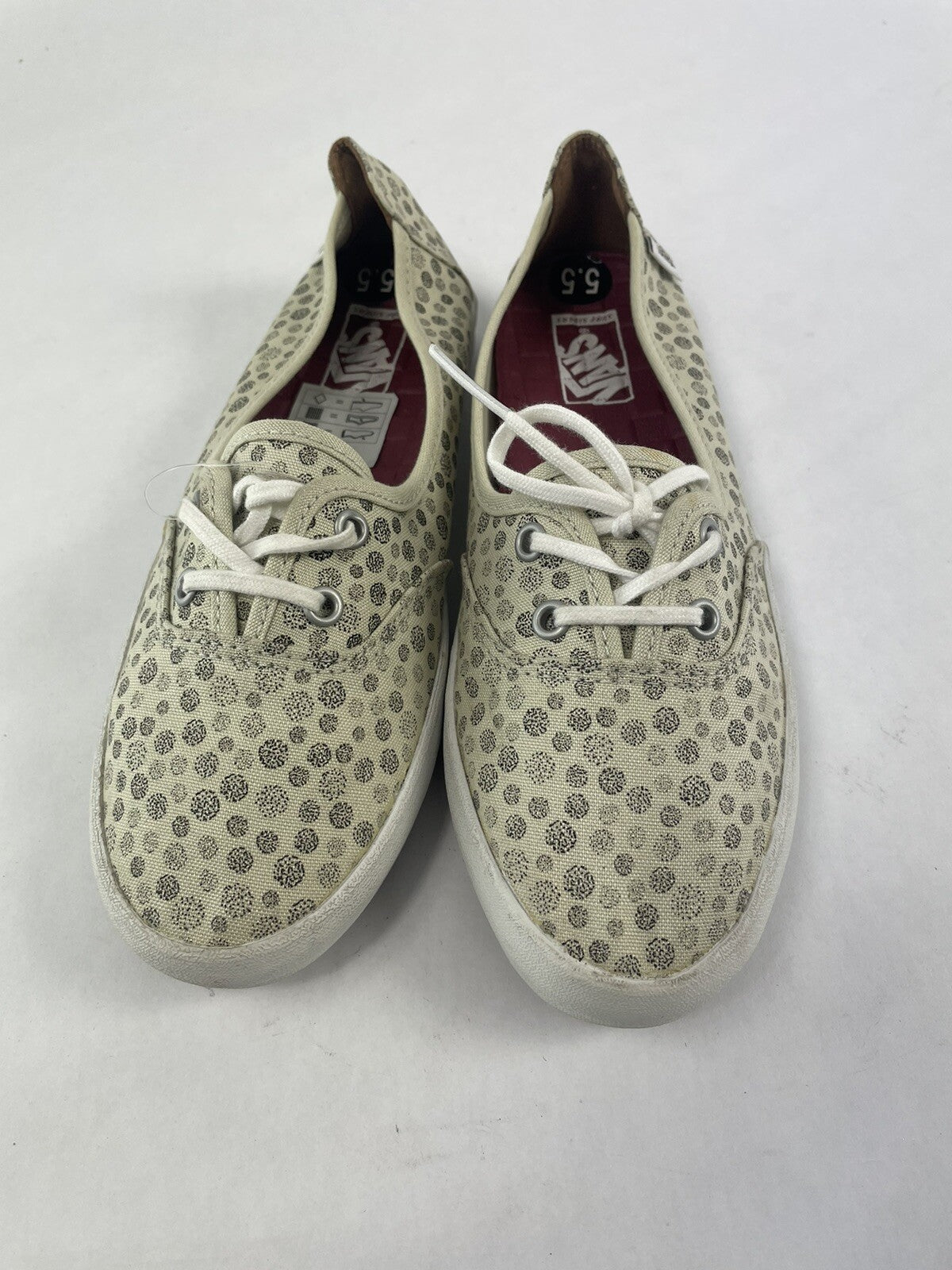 Vans Surf Sliders Womens Polka Dot Palisades Vulcan low Slip on shoes Size 5.5