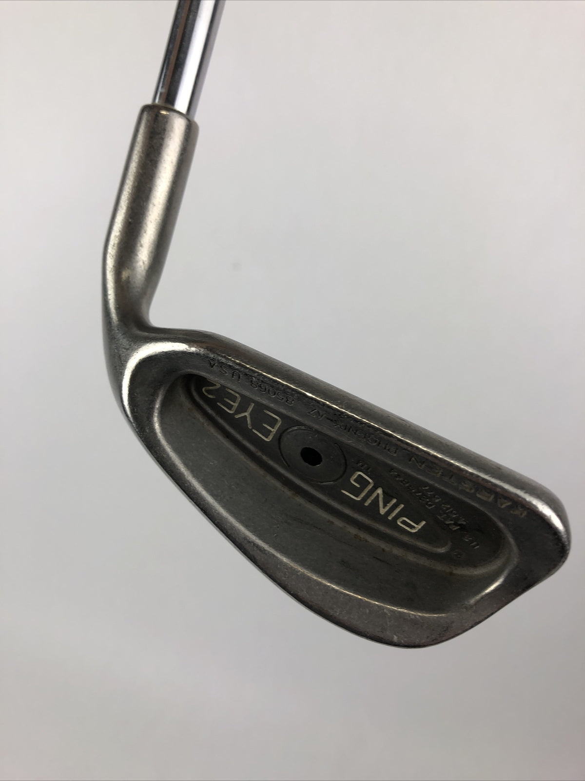 RH Ping Eye 2 Black Dot Single 9 Iron Stiff ZZ Lite Shaft w Chamois Jumbo Gripe