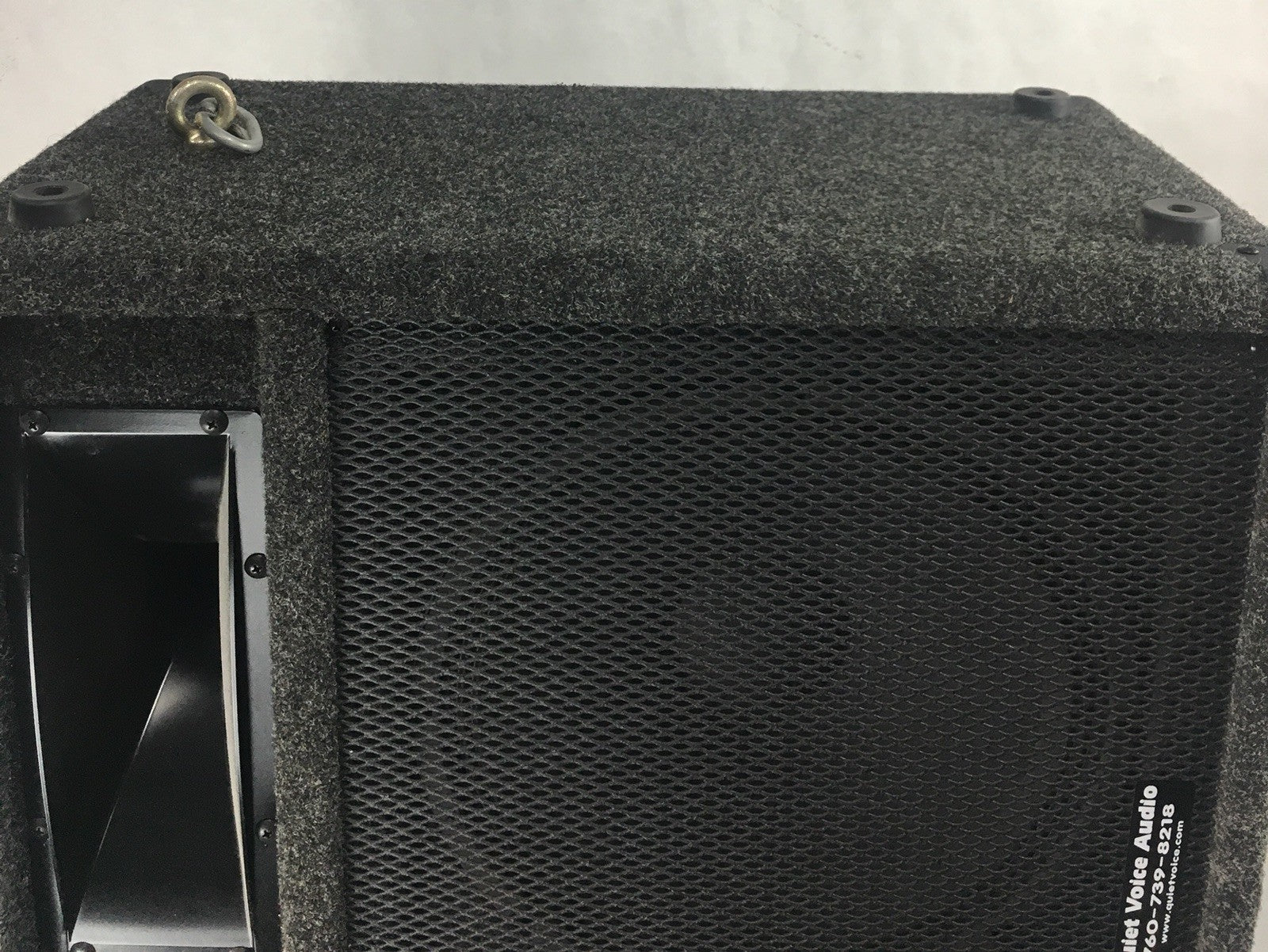 CARVIN MODEL 802 PA CABINET SPEAKER with mount Adapter for PA Column