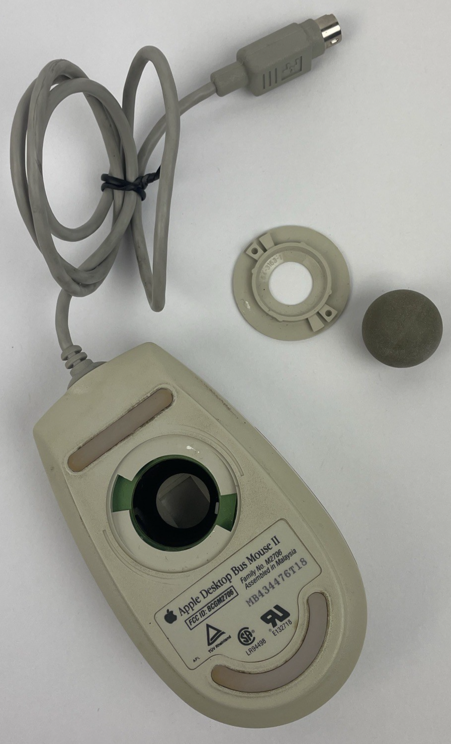 Apple Desktop Bus Mouse II ADB Beige Vintage for Macintosh Classic SE IIgs M2706