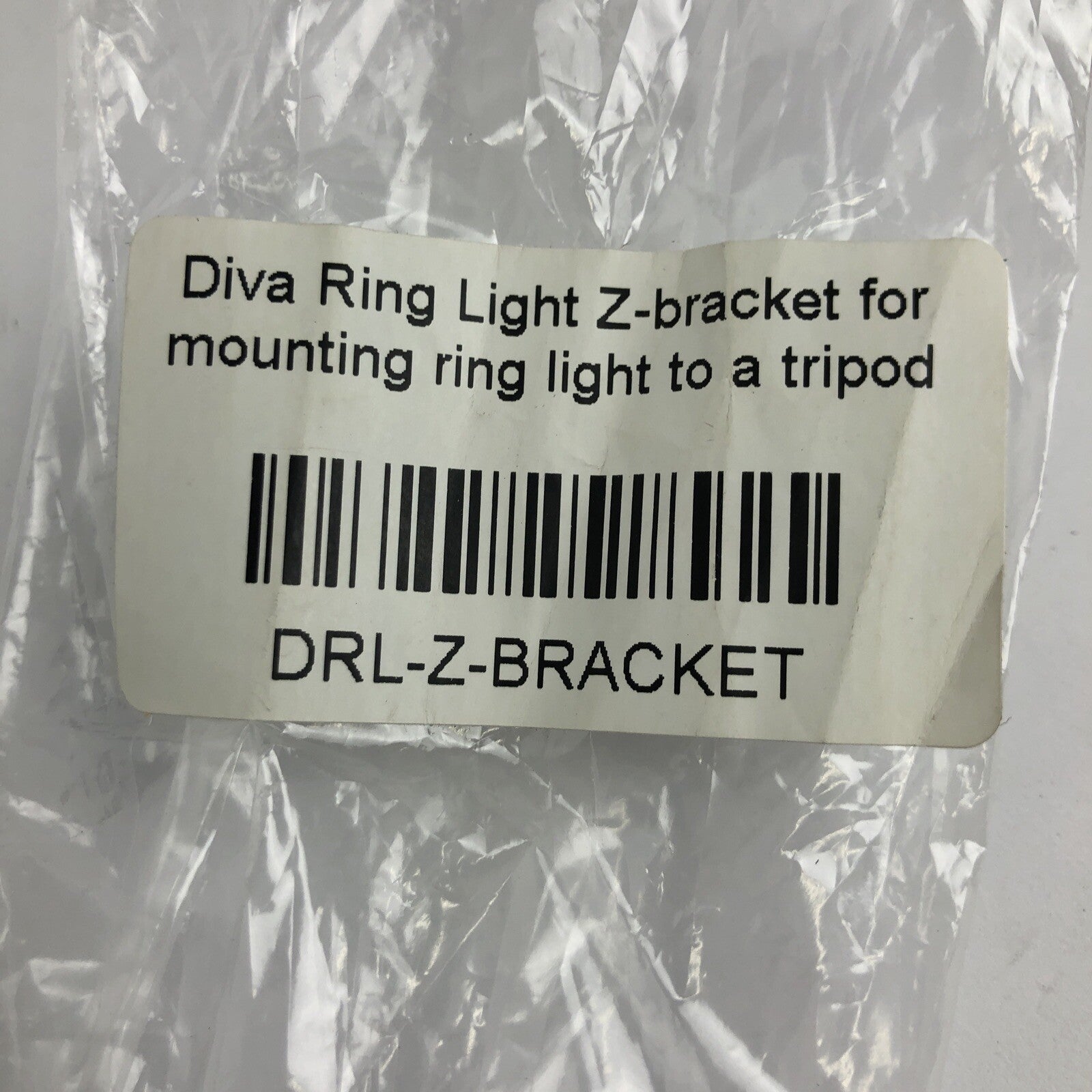 Diva Ring Light Tripod 'Z' Bracket DRL For Mounting Ring Light to Tripod - NOS