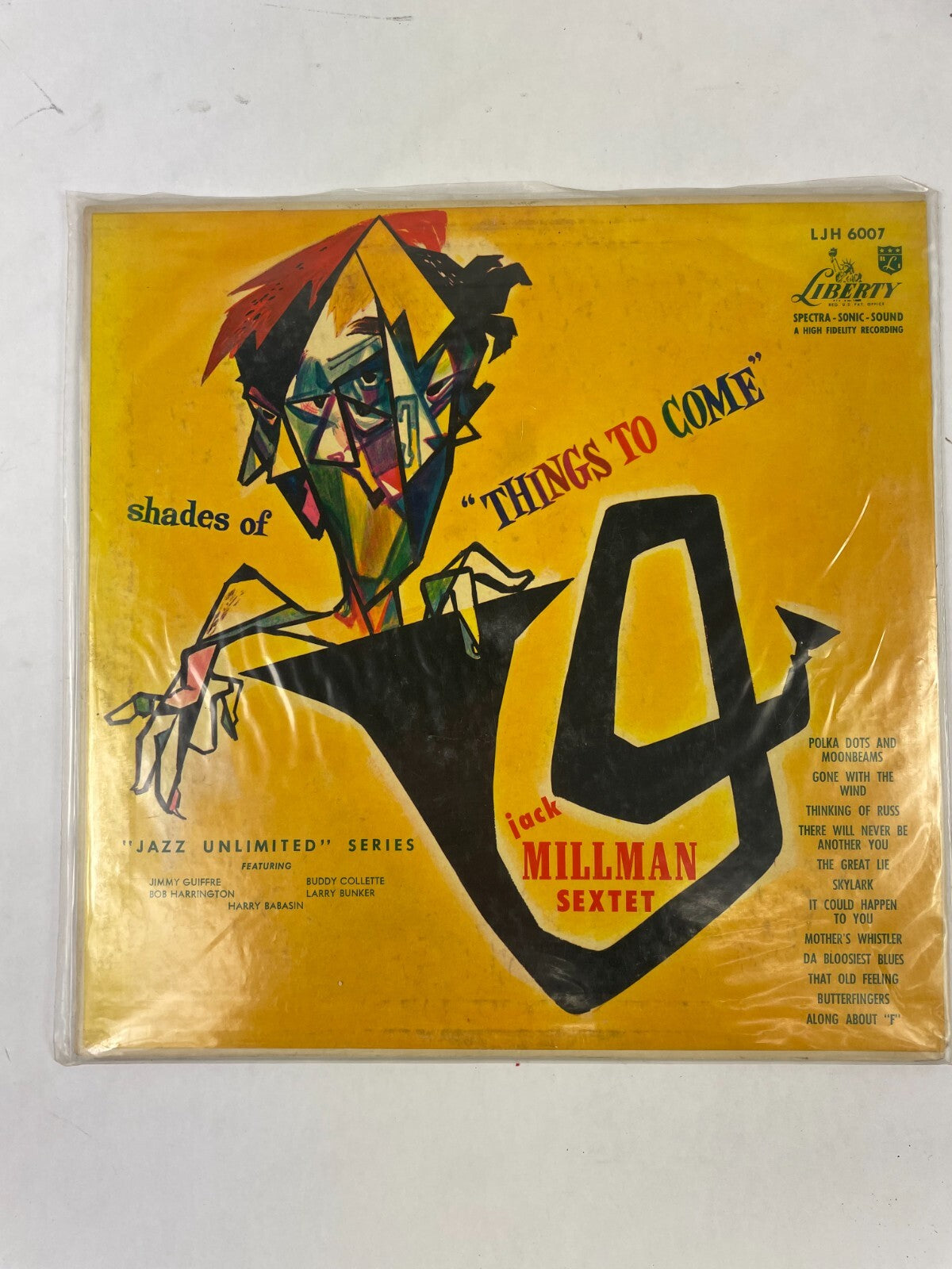 Shades Of Things To Come Jack Millman Sextet Jazz Unlimited Vinyl Record