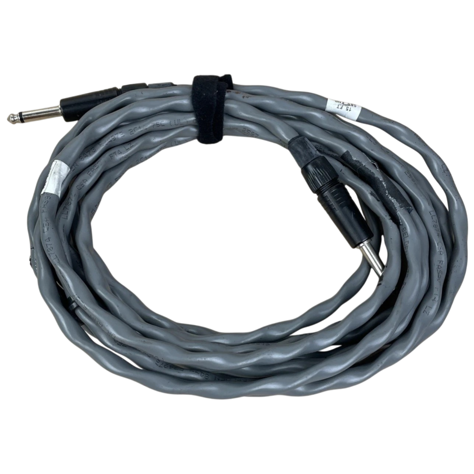 OEM NUETRIK Microphone Guitar Cord Connection Male 1/4" TS Jack 15' 15 Feet