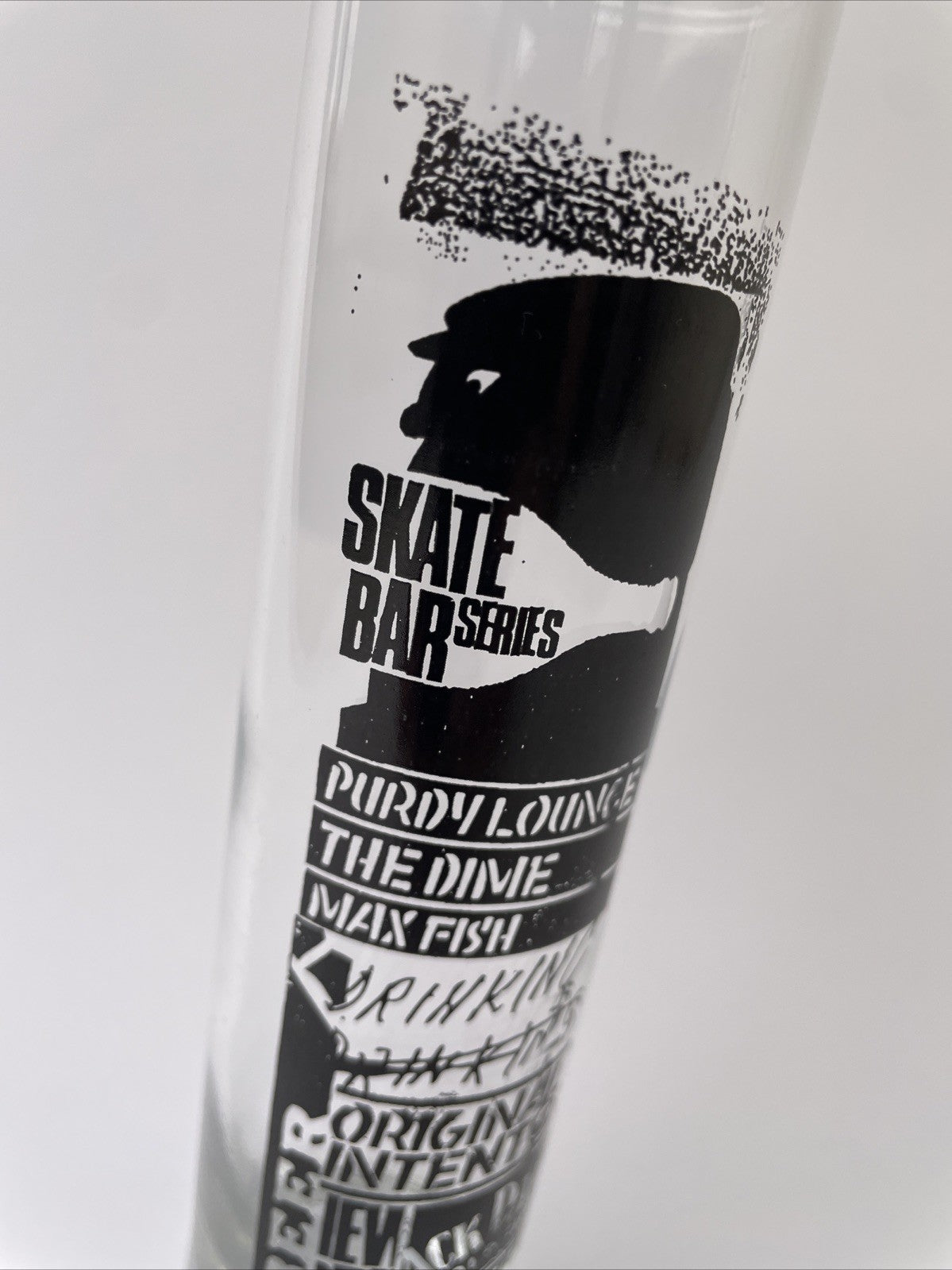 Skateboard Skate Bar Series Tall Shot Glass - The DIME Max Fish PURDY LOUNGE  JD
