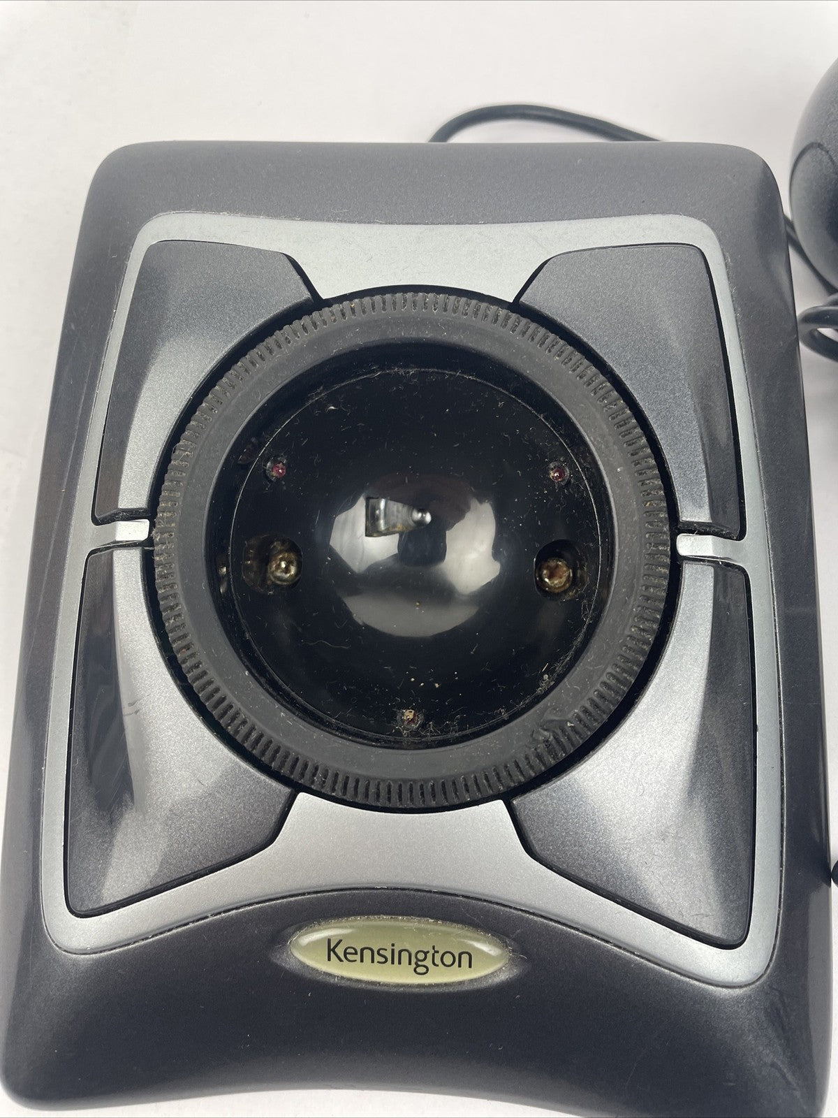 Kensington K64325 USB 2.0 Wired Expert Trackball Mouse w/ Pad - LOOK
