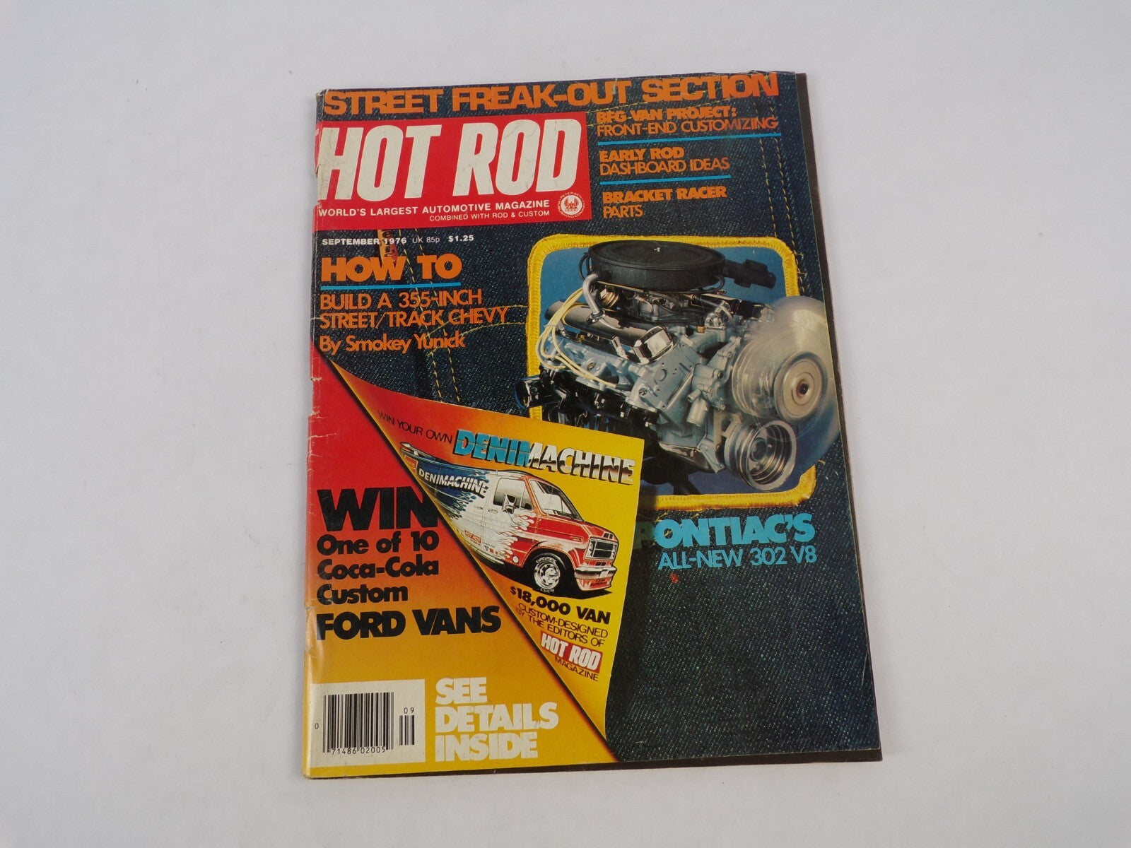 September 1976 Hot Rod Magazine Street Freak-Out Section How To Build A 355-INCH