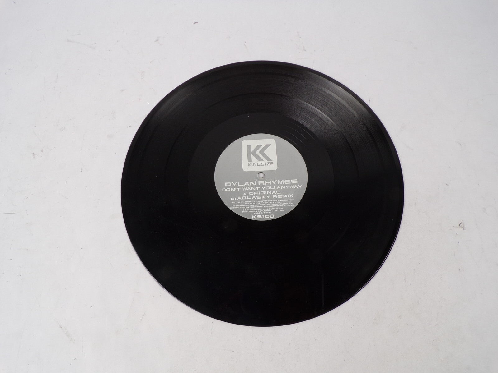 Dylan Rhymes Don't Want You Anyway Aquasky Remix Vinyl Record