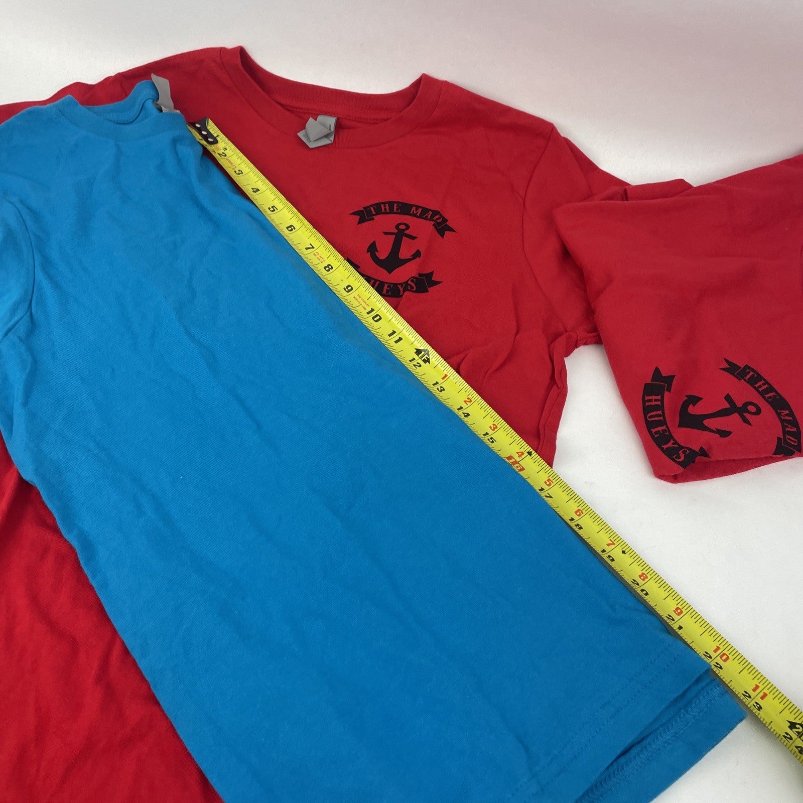 Lot of 3 x NEW Original THE MAD HUEYS Ocean Fishing T-Shirts 2 x Red 1 x Teal