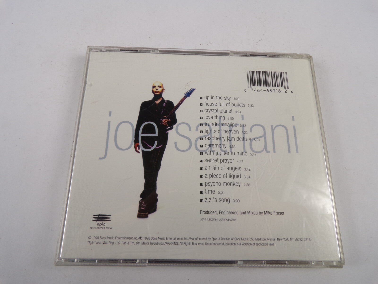Joe Satriani Crystal Planet Up In The Sky House Full Of Bullets Love Thing CD#30