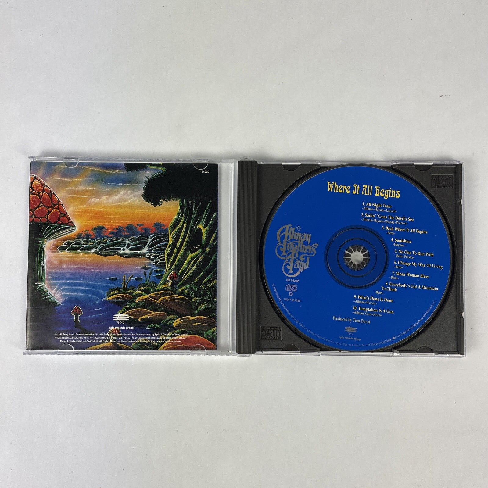 The Allman Brothers Band -Where It All Begins CD (1994)   #28 