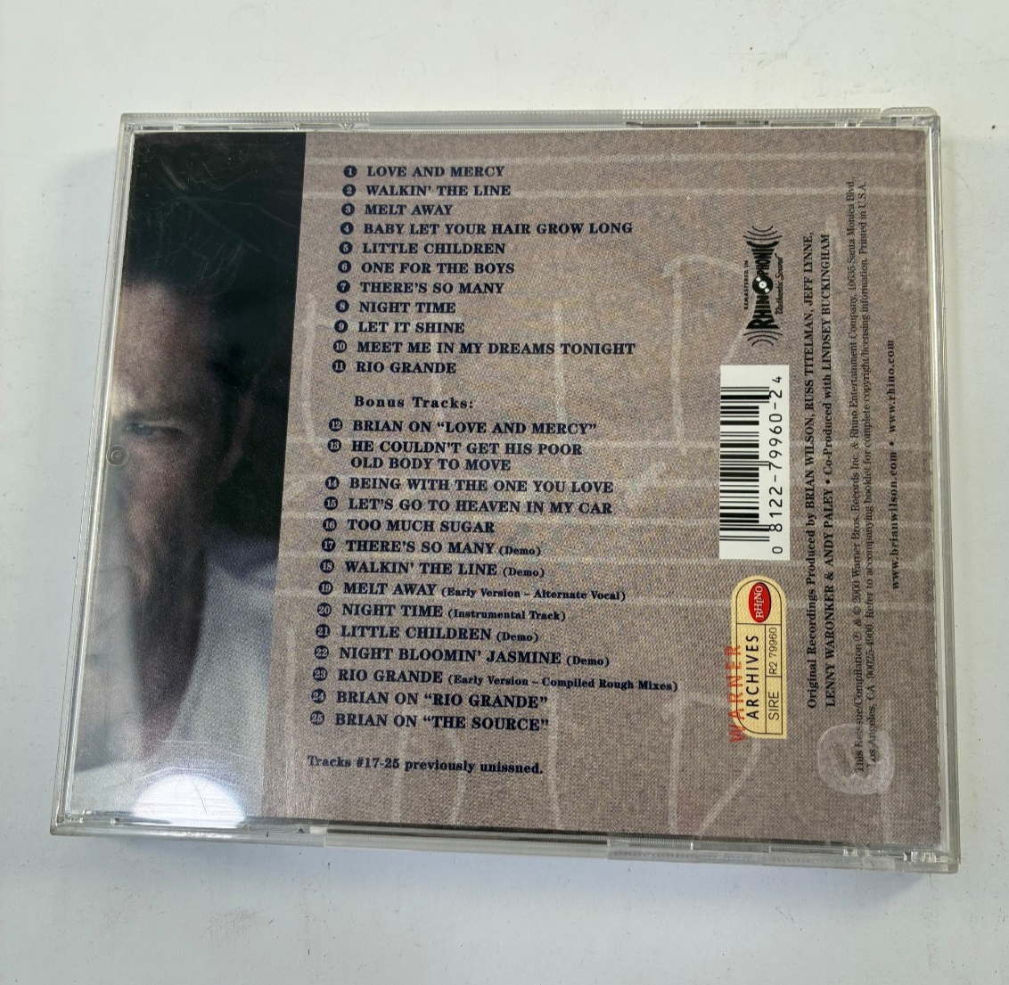 Brian Wilson - Brian Wilson - Warner Archives / Sire / Rhino - CD - 2000