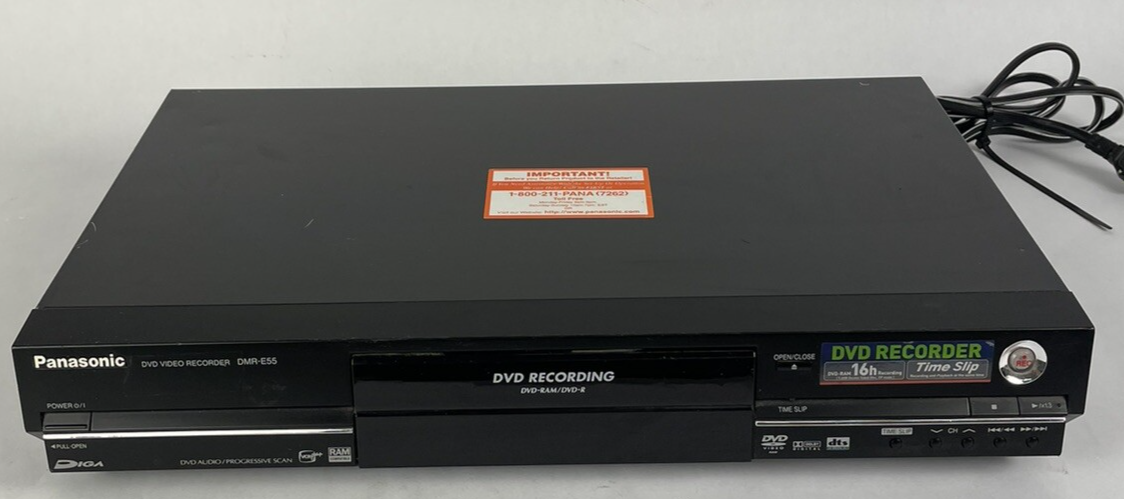 Panasonic DMR-E55 DVD Video Player Recorder DVD-RAM DVD-R Cosmetic Flaws