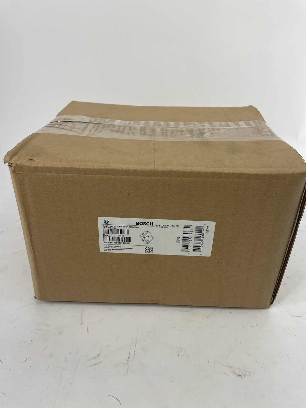 Bosch VDA-AD-JNB Junction Box for AUTODOME IP 4000/5000 Series Camera White