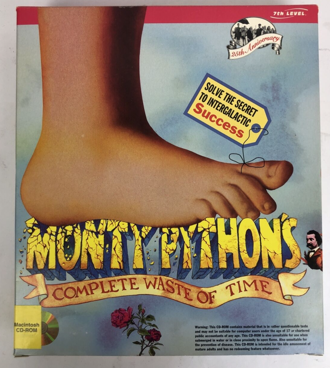 Monty Pythons Complete Waste of Time CD-Rom PC Game (1994) Windows 95 MINT DISC