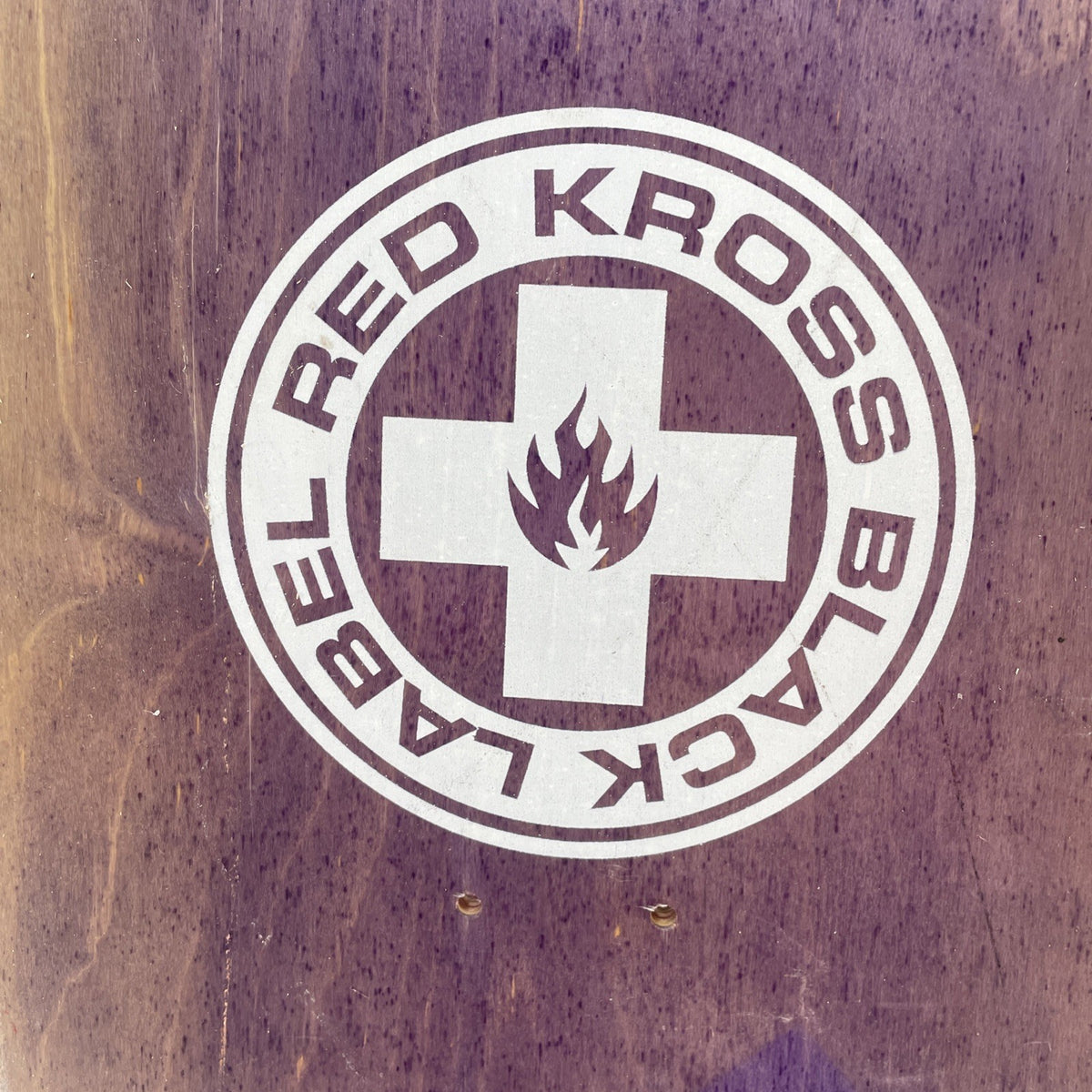 Vintage Black Label Skateboards RED KROSS Duane Peters Skateboard USA MADE NOS