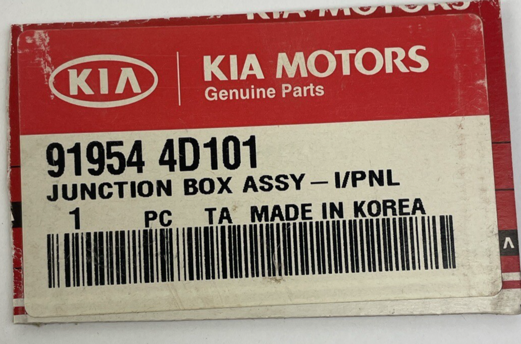 NOS 2009-20012 KIA Motors SEDONA FUSEBOX FUSE BOX CONTROL MODULE RELAY /OEM