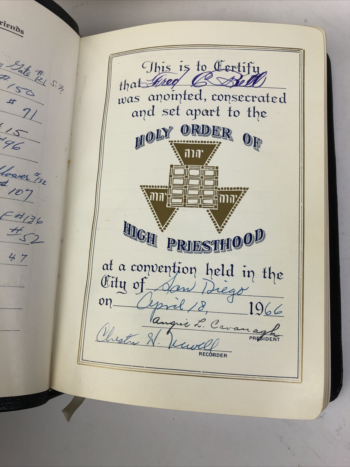 Vintage Masonic Freemason Holy Bible Reference Dictionary Index Holman 1966 LOOK