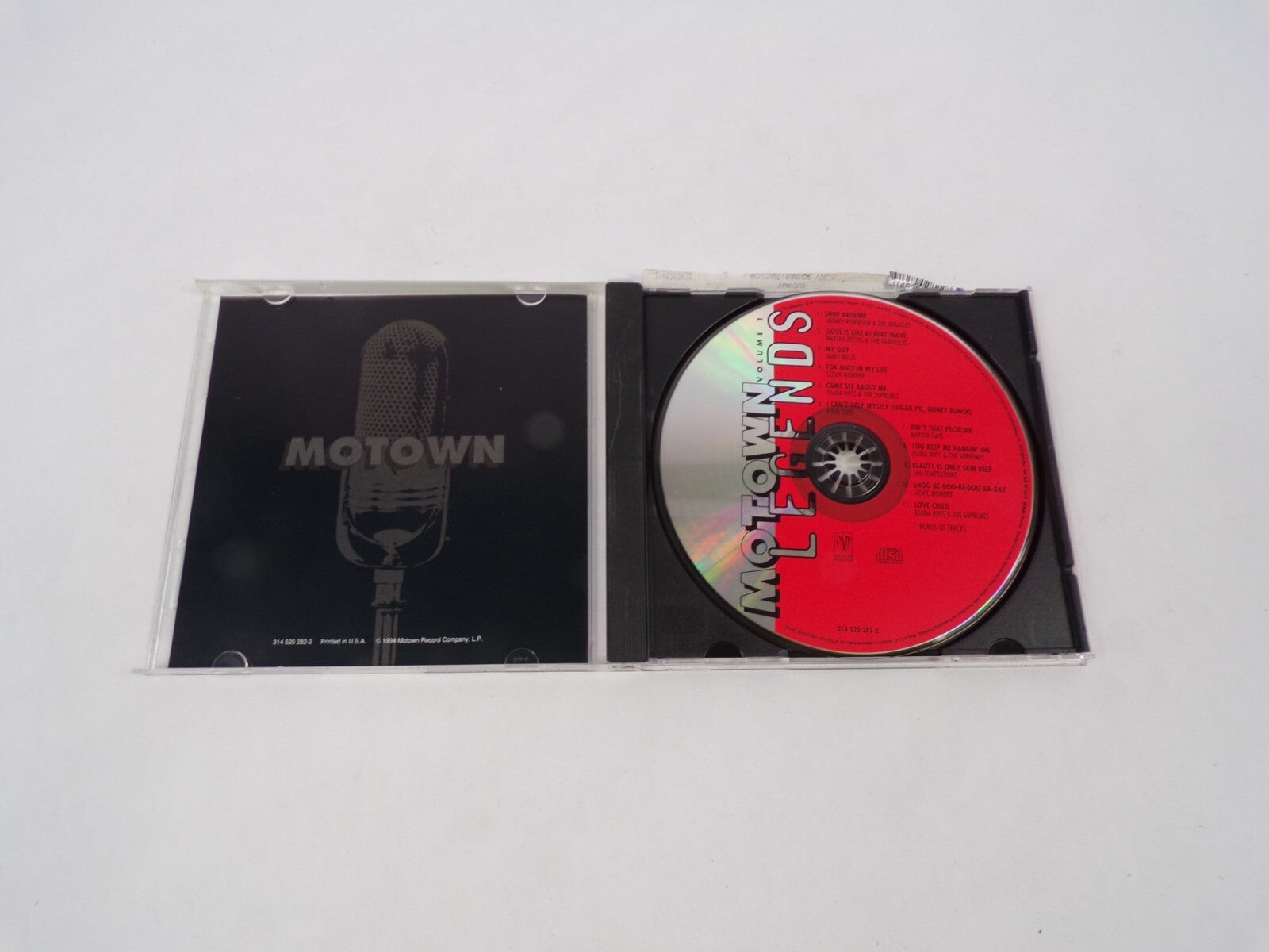 Motown Legends Shop Around Heat Wave My Guy For Once In My Life Come See CD#63