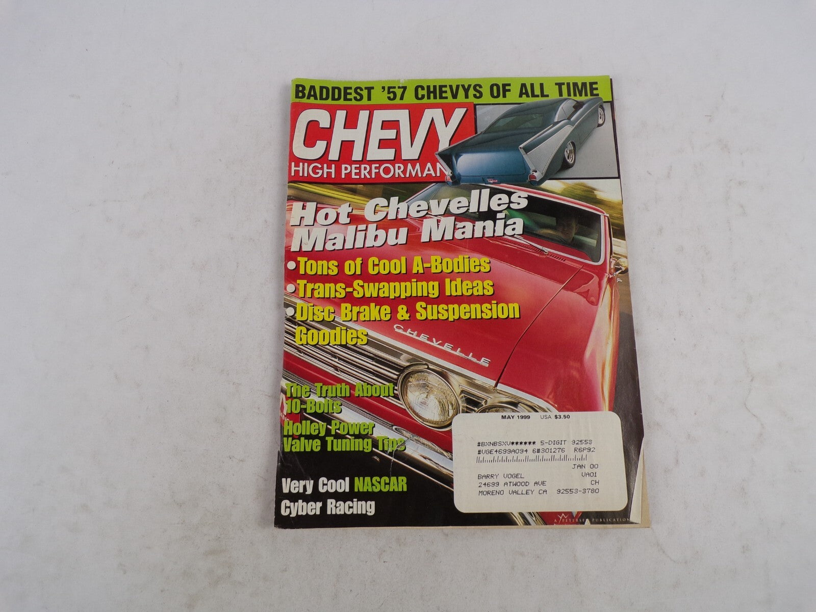 May 1999 Chevy High Performance Hot Chevelles Malibu Mania Tons Of Cool A-Bodies