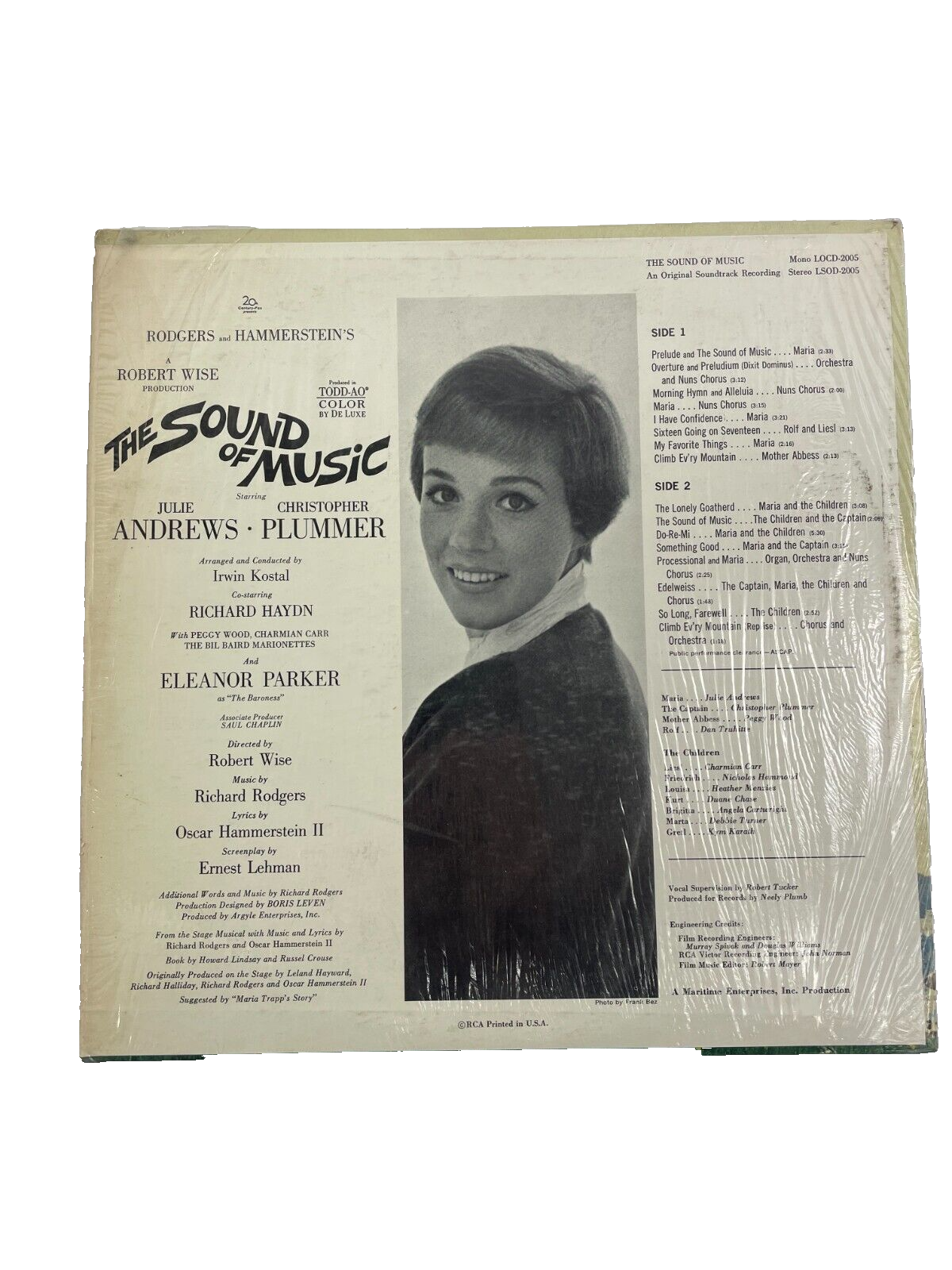 The Sound of Music Rodgers & Hammerstein Original Soundtrack RCA Victor #73