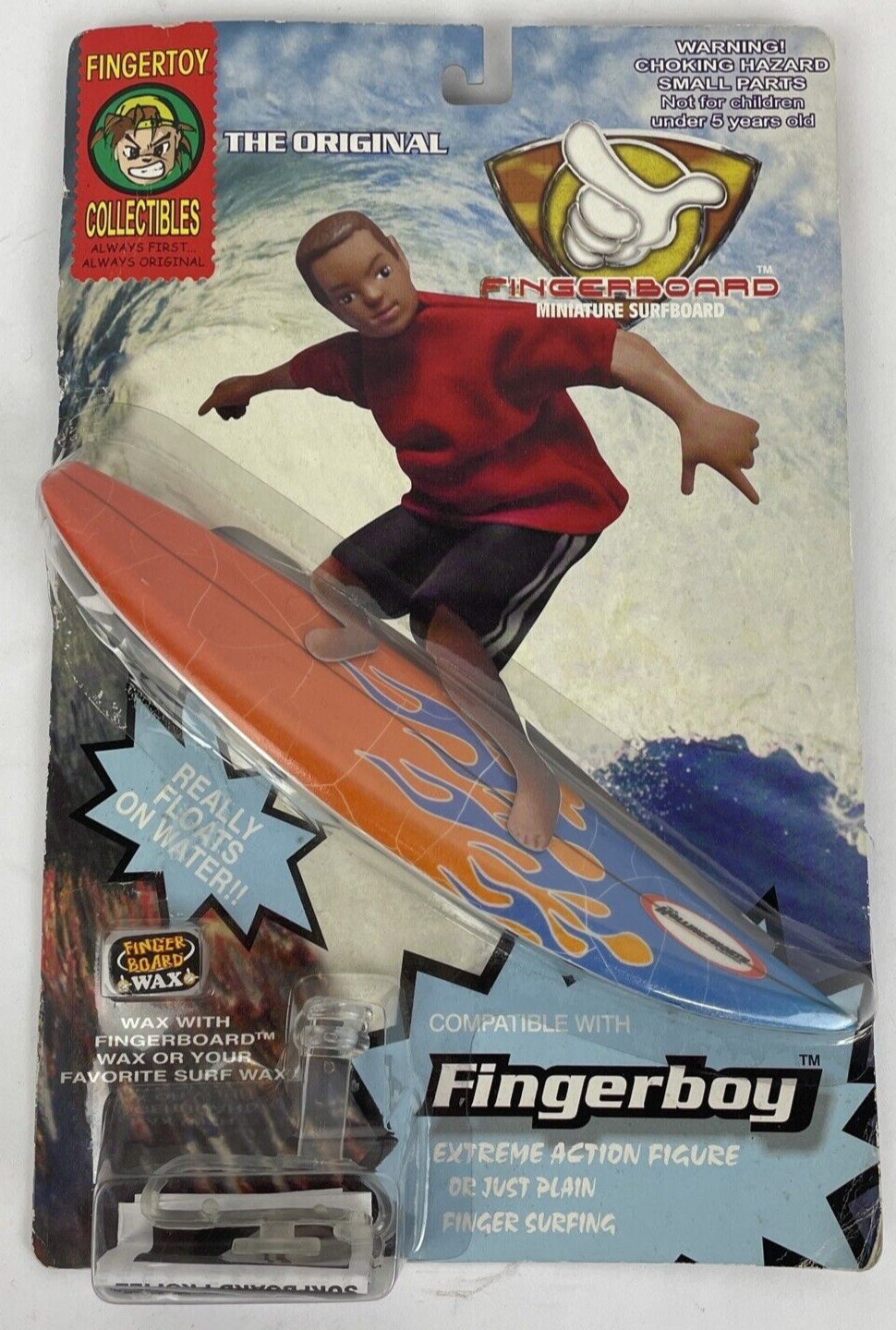 Rare Finger Board Extreme Fingerboy Fingergirl Surfboard Surfing CH Edition