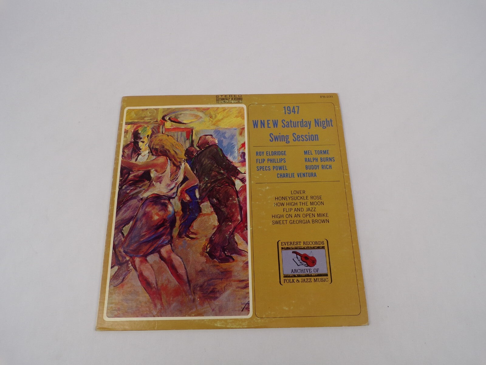 WNEW Saturday Night Swing Session Roy Eldridge Mel Torme Buddy Rich Vinyl Record