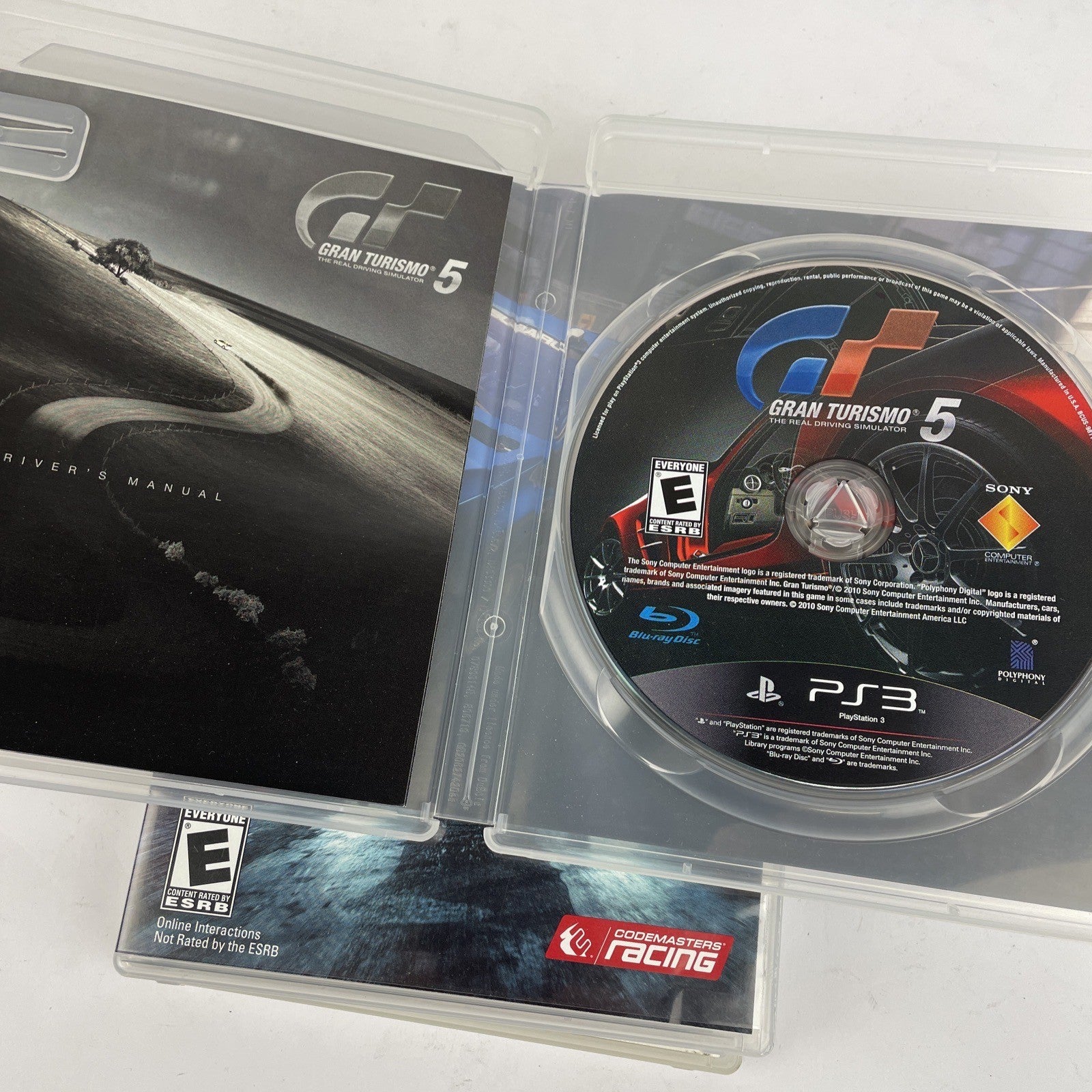 3 x PS3 Gran Turismo 5 GRID2 MOYOGP08 ( Sony PlayStation 3, 2012 ) W/ Manual (s)