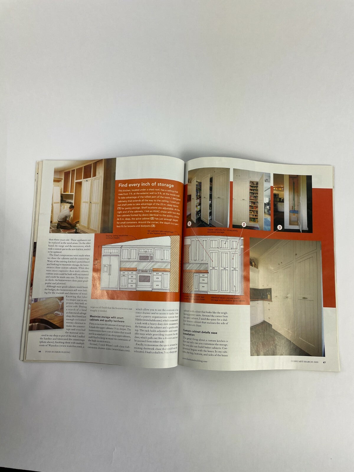 March 2009 Fine Homebuilding Magazine Finishing Secrets Interior Trim Chimney #B