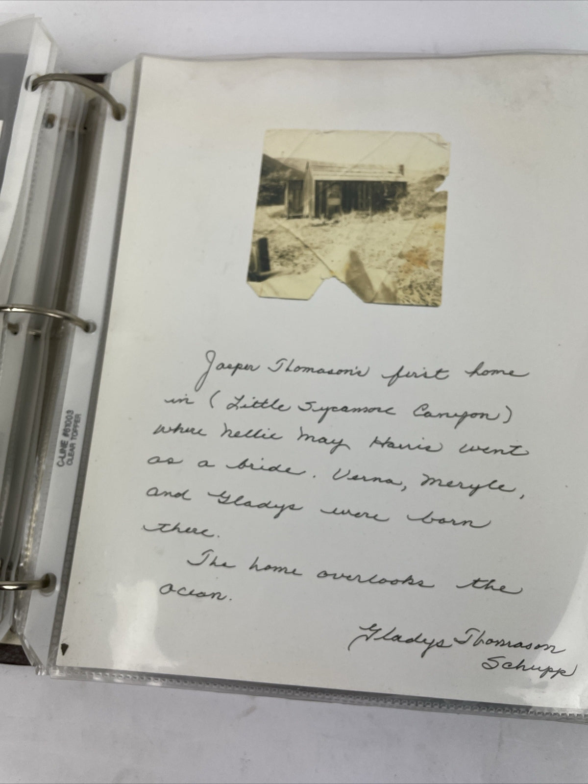 Antique Picture Album w/ tintypes B&W photos with Stories - LOOK