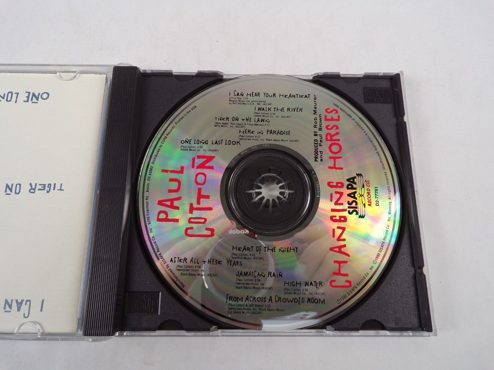 Paul Cotton Changing Horses I Can Hear Your Hearticat I Walk The River CD#56