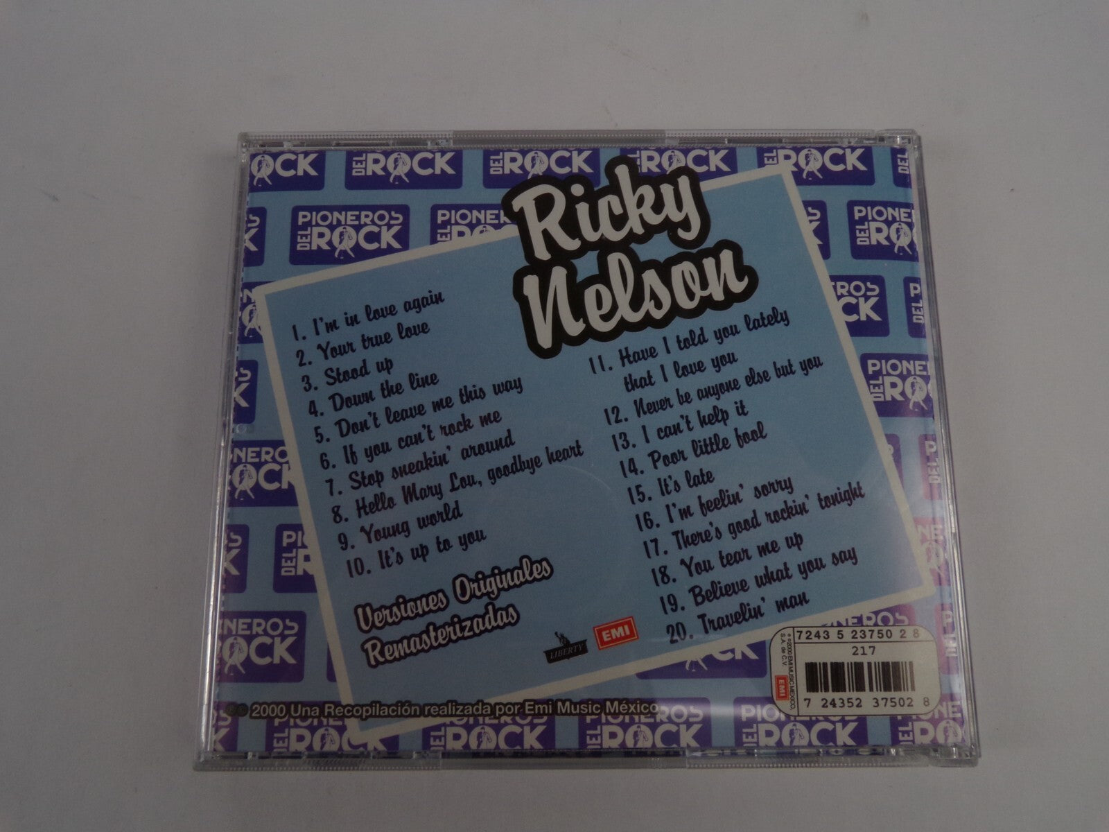 Rickey Nelson I'm In Love Again Your True Love Stood Up It's Late CD#40